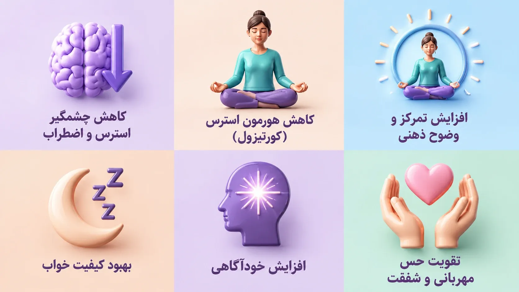 فواید مدیتیشن برای ذهن و بدن